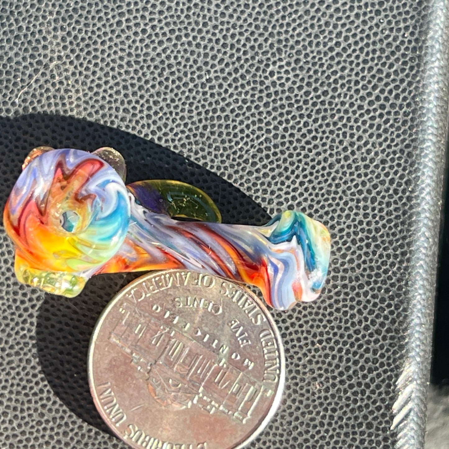 Heady functional miniature fully worked glass Sherlock with UV