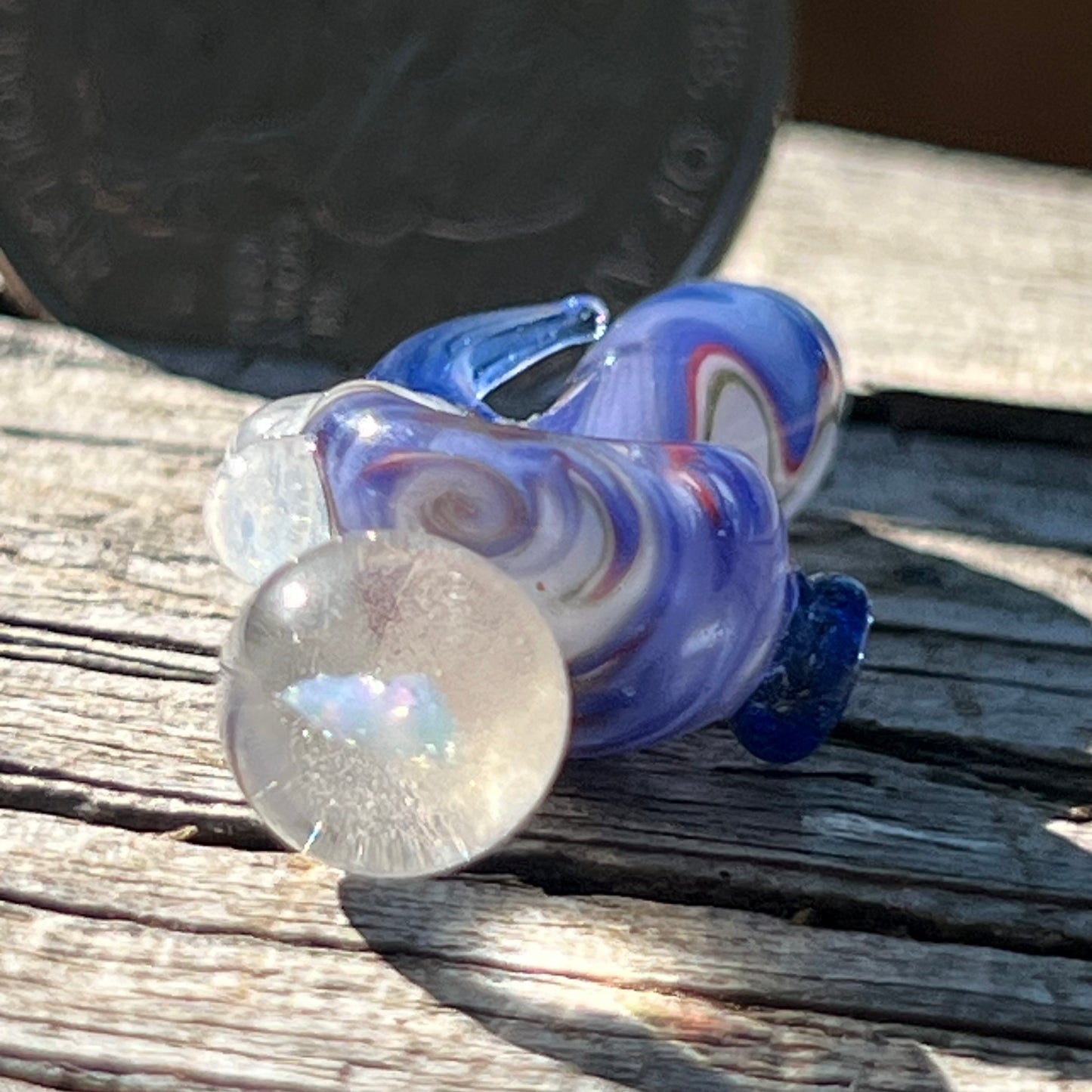 Miniature wig wag spoon with Opal