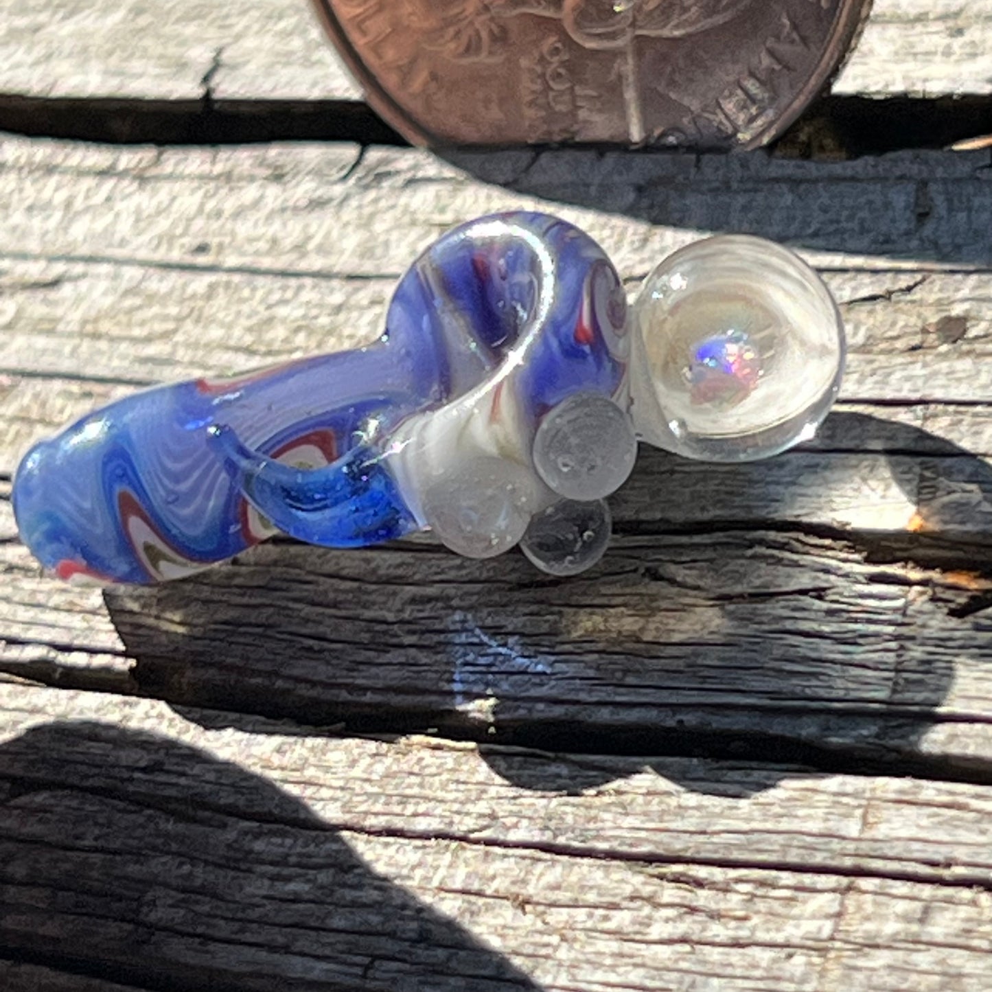 Miniature wig wag spoon with Opal