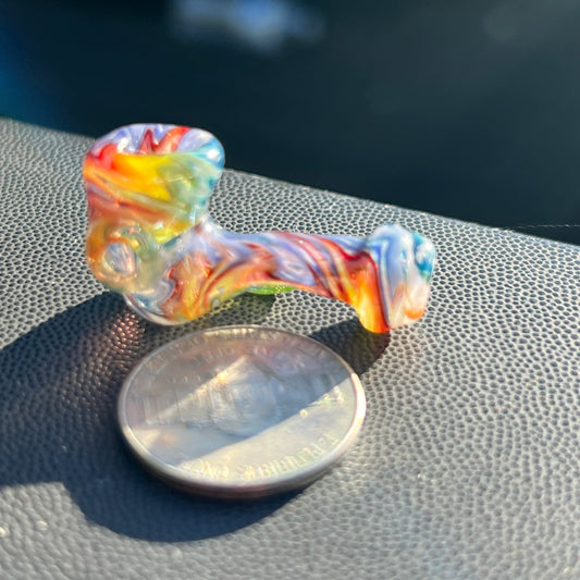 Heady functional miniature fully worked glass Sherlock with UV