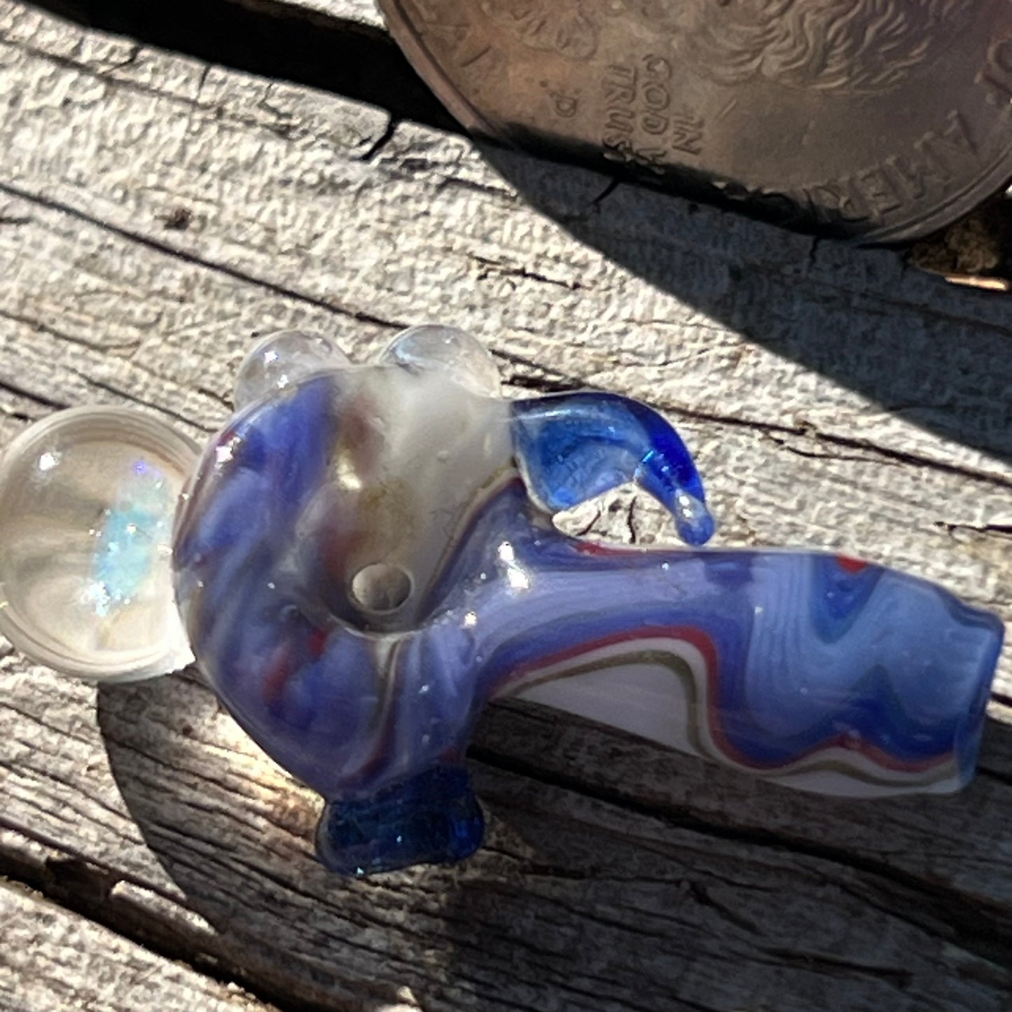 Miniature wig wag spoon with Opal